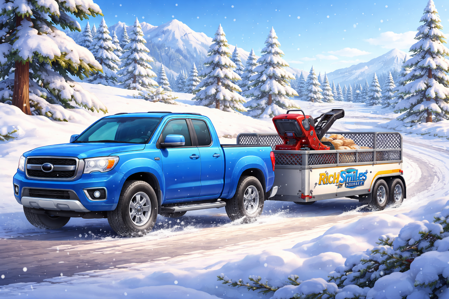 Winter Trailer Towing